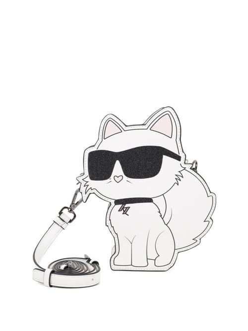 Borsa bambina Karl Lagerfeld bianca con gatto Karl Lagerfeld Kids | Z3121010P